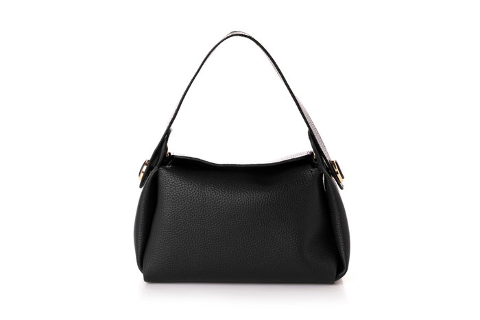 Vince Camuto Trieste Bolso Negro de Piel de Polivinilo Elegante y Duradero para Mujer